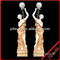 Hot Sale Garden Decorative Marble Lady Lighting Lamps YL-R417